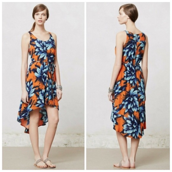 Anthropologie Dresses & Skirts - Anthropologie Sunset Hibiscus Dress by Maeve
